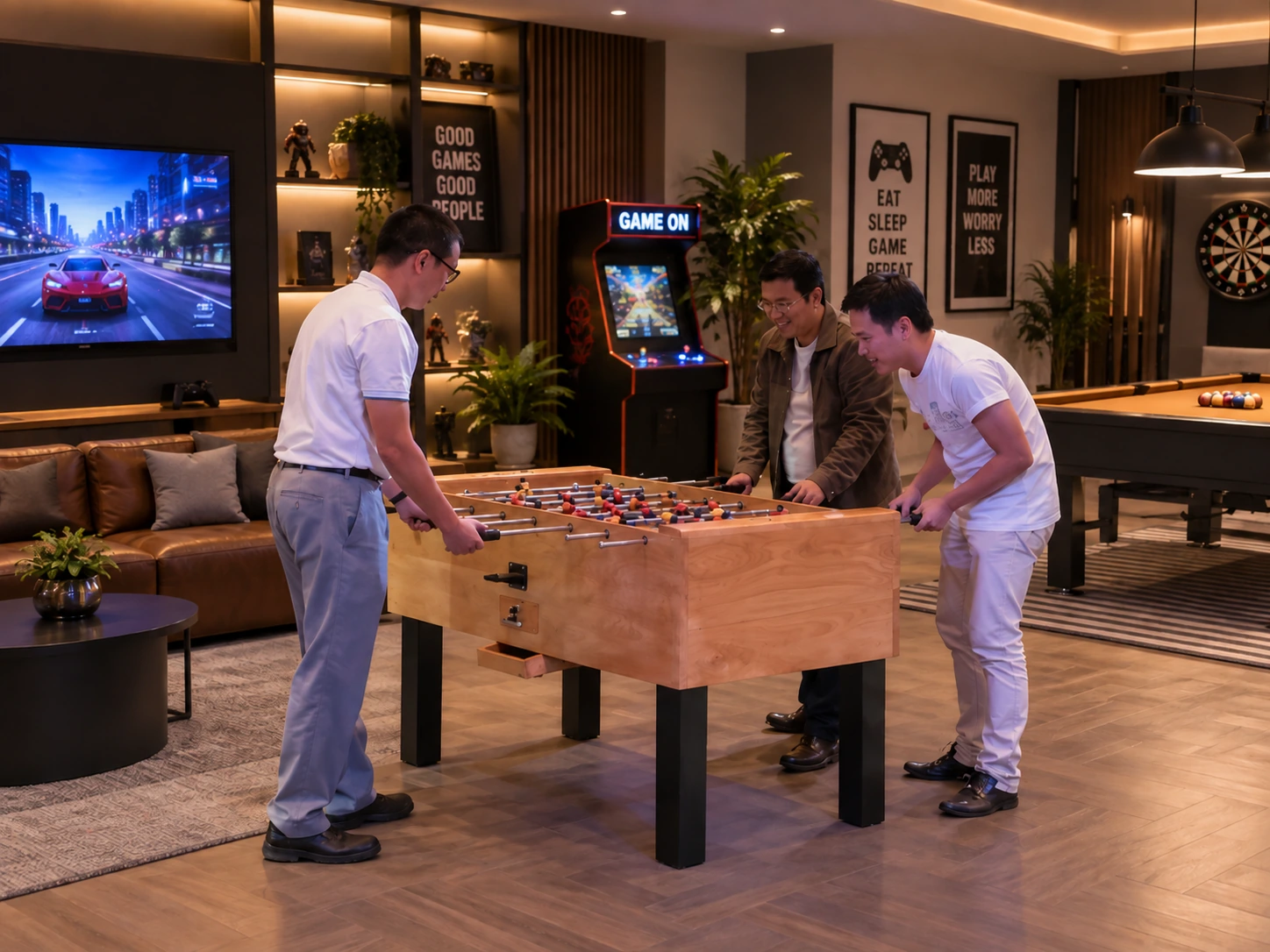 โต๊ะฟุตบอล โต๊ะโกล์ ของ Volcano Pooltable
