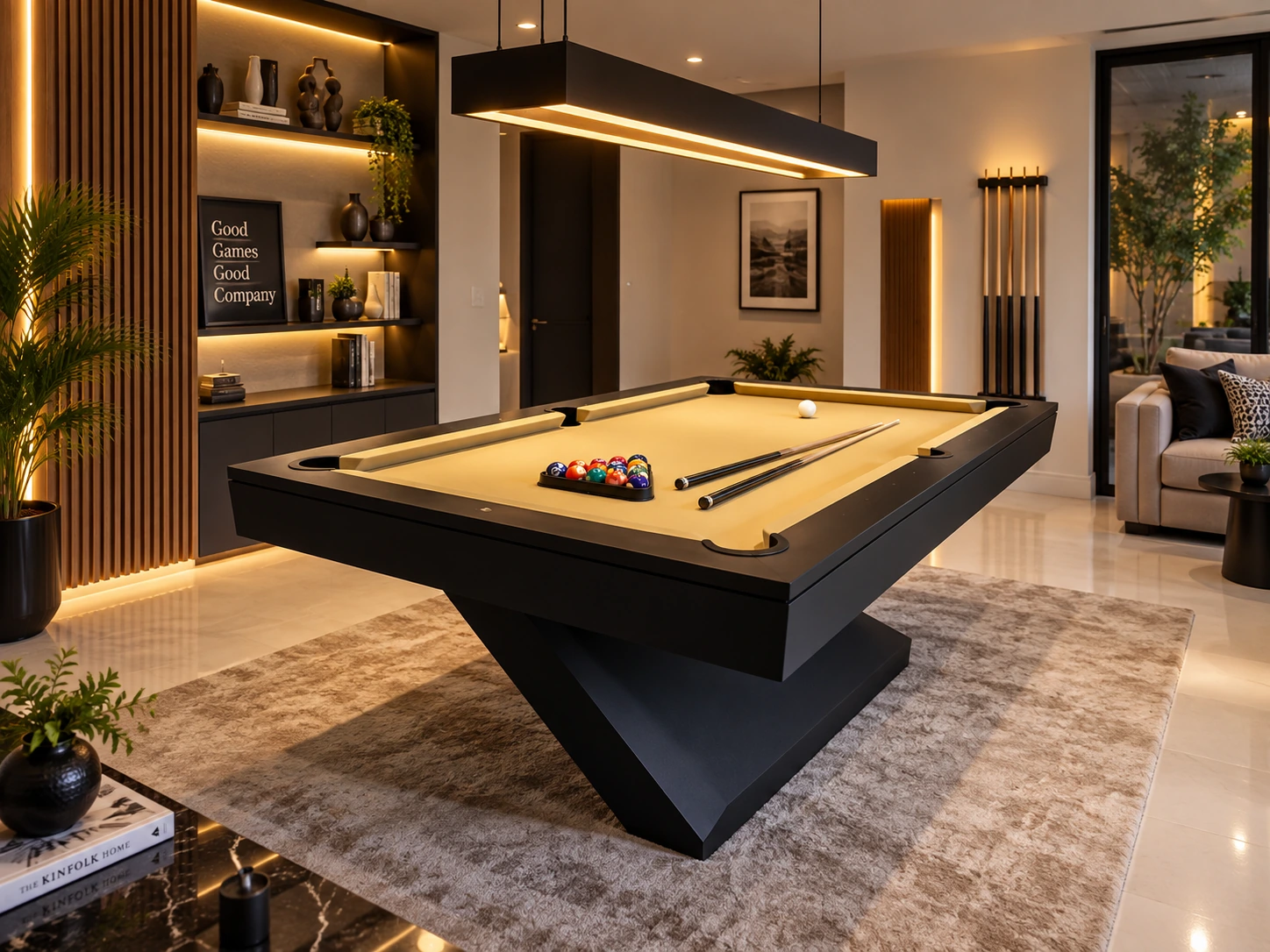 ผลงานติดตั้งโต๊ะพูลของ Volcano Pooltable