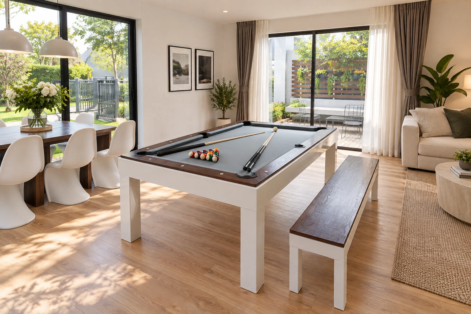 ผลงานติดตั้งโต๊ะพูลของ Volcano Pooltable
