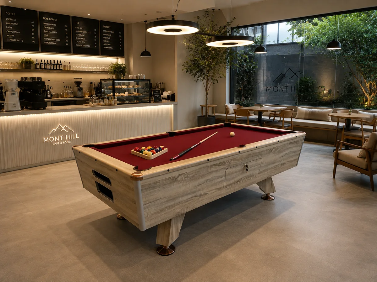 โต๊ะอเมริกันพูล ของ Volcano Pooltable