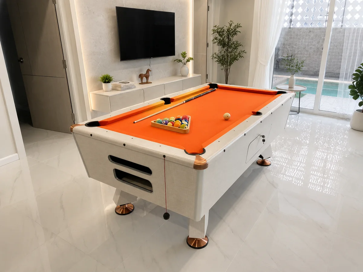 ผลงานติดตั้งโต๊ะพูลของ Volcano Pooltable