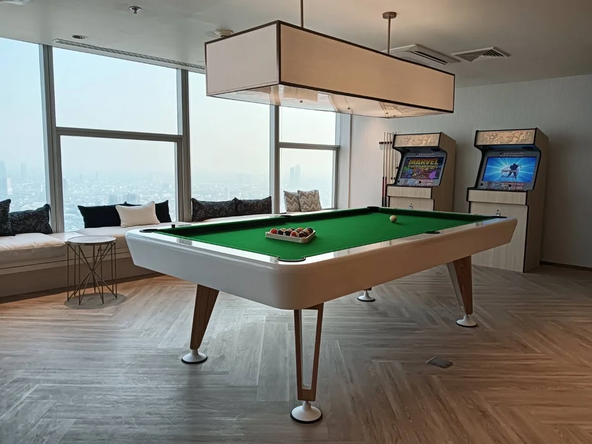 ผลงานติดตั้งโต๊ะพูลของ Volcano Pooltable
